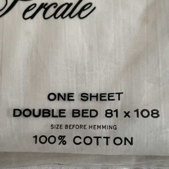 NWT Full White Flat Sheet - Picture 3 of 6